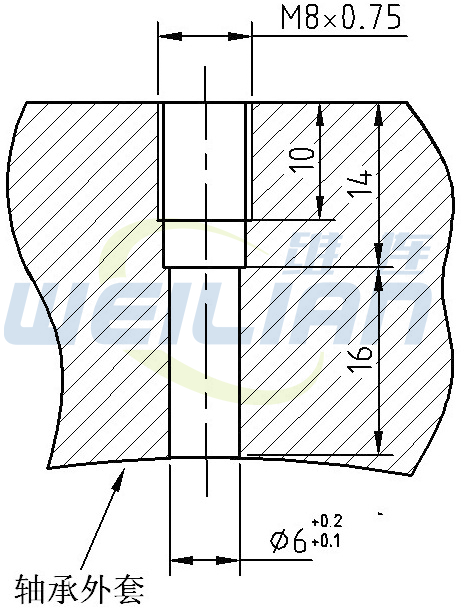 T05系列端面热电阻温度传感器外形尺寸 上海億彩电子